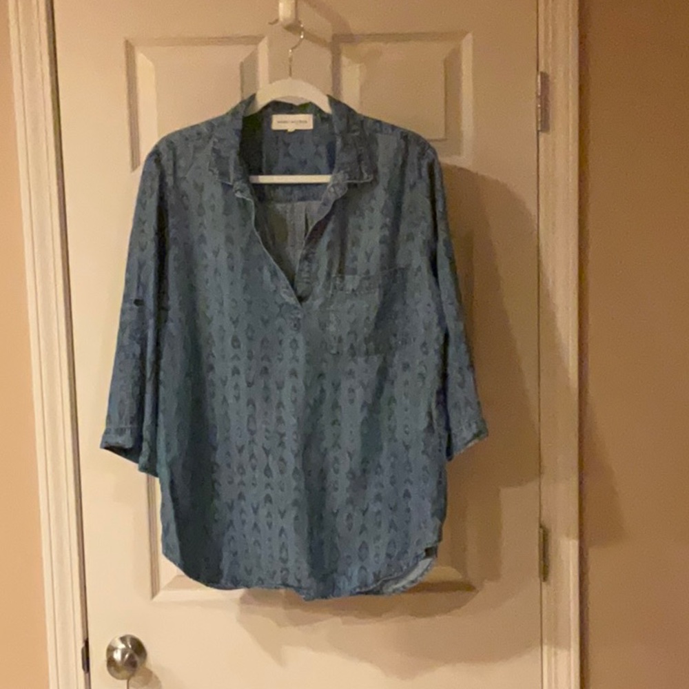Side Stich chambray shirt